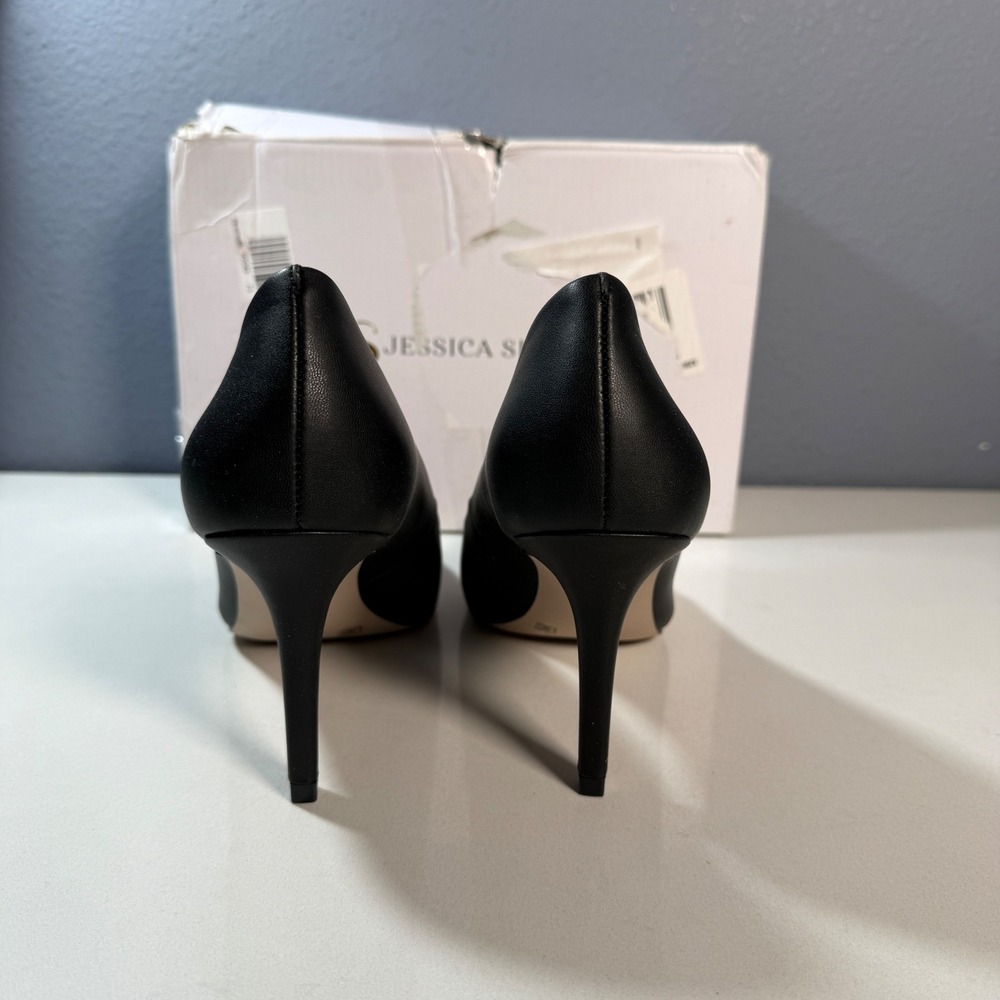Jessica Simpson Apelhan Pumps Women 6.5 Black  Stiletto Toe - Picture 5 of 7